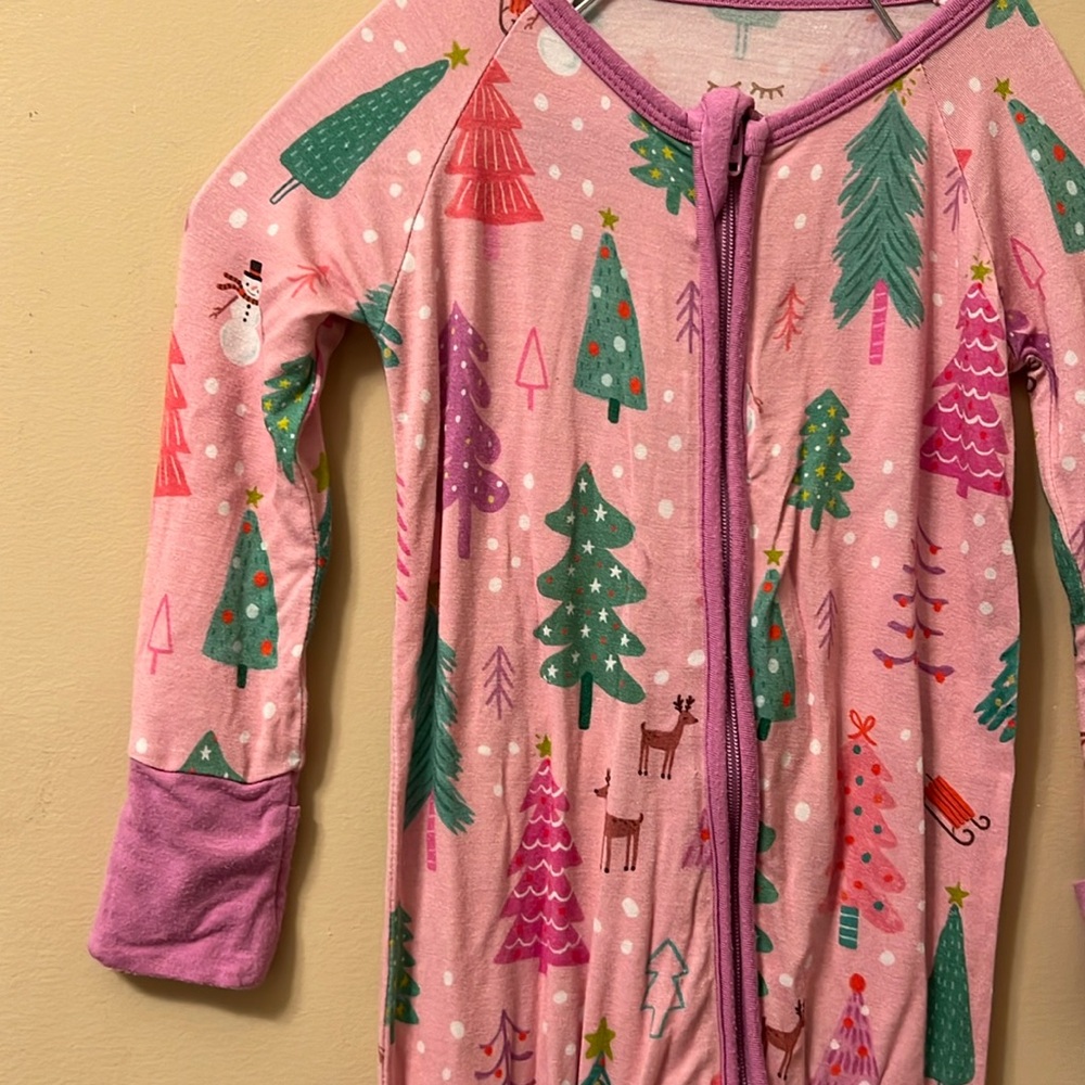 Little Sleepies Pink Trees
